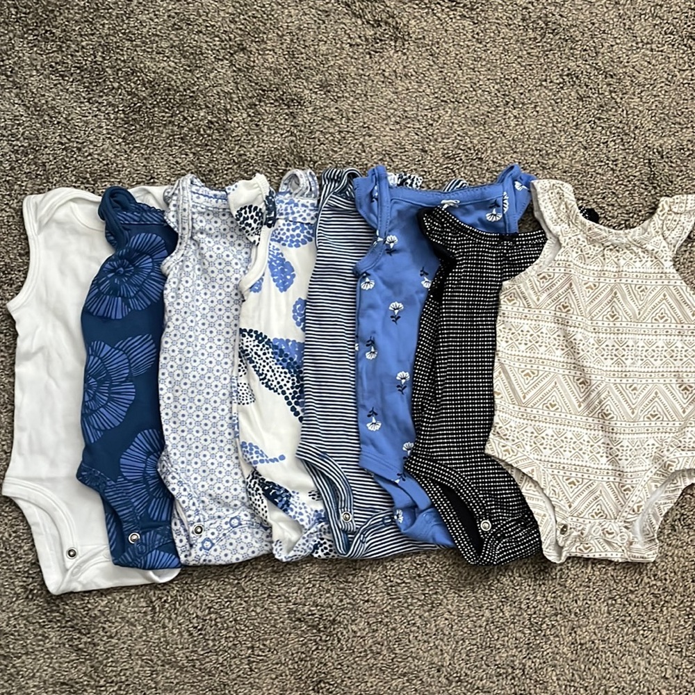 Carter’s tank top onesies - 3m